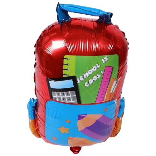 Alipis 5 Stück Teiliges Schulranzen Aluminiumfolien Ballons Wiederverwendbare Back To School Dekoration Aufblasbare Schulanfangs Partydeko für Kindergarten und Klassenzimmer Alipis 5 Stück Teiliges Schulranzen Aluminiumfolien Ballons Wiederverwendbare Back To School Dekoration Aufblasbare Schulanfangs Partydeko für Kindergarten und Klassenzimmer von Alipis