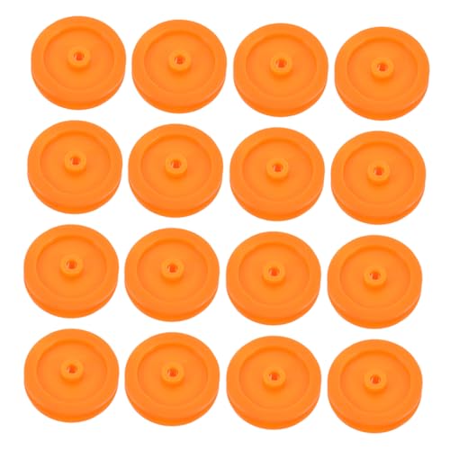 Alipis 50 Stück Riemenscheibe Aus Kunststoff Miniatur-riemenscheibe Spielzeugauto-modifikationszubehör Riemenscheibe Für Rc-car Der Riemenscheibe Plastik Orange von Alipis