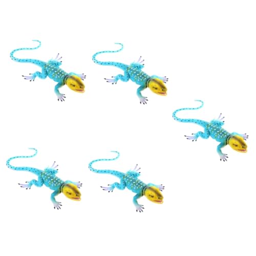 Alipis 5St künstliche Eidechse Eidechsen schreibtischdeko Rasenschmuck Spielzeug für den Schreibtisch Modelle Dekor Wilde Reptilienfigur lebensechte Gecko-Kunst amphibisch Kunsthandwerk von Alipis
