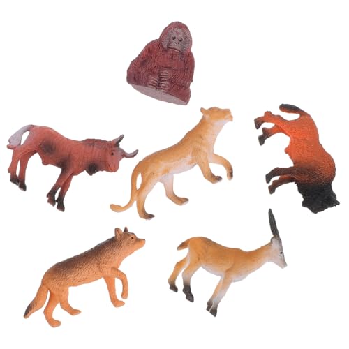 Alipis 6 Stück Afrikanische Tiermodelle Tierspielzeug Mini-Tierfiguren Miniatur-Tierfiguren Spielzeugtiere Wilde Tierfiguren kleine Tierfiguren Mini -Tierfiguren Harz Alipis 6 Stück Afrikanische Tiermodelle Tierspielzeug Mini-Tierfiguren Miniatur-Tierfiguren Spielzeugtiere Wilde Tierfiguren kleine Tierfiguren Mini -Tierfiguren Harz von Alipis