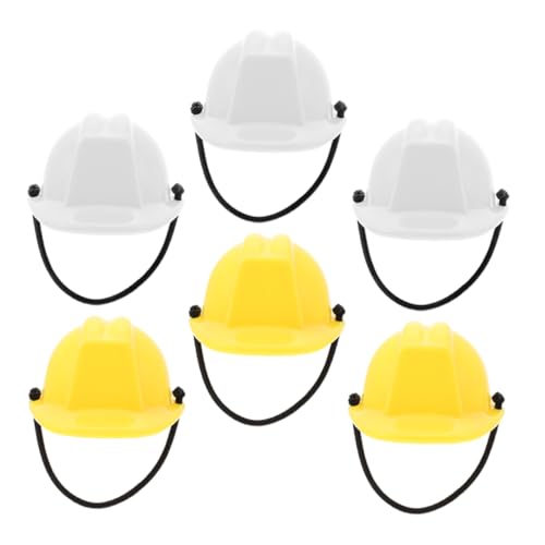 Alipis 6 Stück Mini Sicherheitshelme Realistische Bauhelme für Puppen Dekoration und Kreatives Leichte und Langlebige Kunststoffkonstruktion Weiße Gelbe Alipis 6 Stück Mini Sicherheitshelme Realistische Bauhelme für Puppen Dekoration und Kreatives Leichte und Langlebige Kunststoffkonstruktion Weiße Gelbe von Alipis