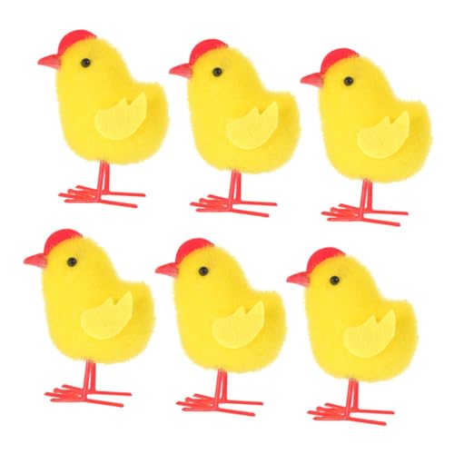 Alipis 6 Stück Ostern-Küken-Ornamente Hähnchen-Stofftiere Hähnchen Stofftier Mini-Küken Gastgeschenke für Ostern Simulationshuhn Ostern Hühnerspielzeug Plüsch Yellow Alipis 6 Stück Ostern-Küken-Ornamente Hähnchen-Stofftiere Hähnchen Stofftier Mini-Küken Gastgeschenke für Ostern Simulationshuhn Ostern Hühnerspielzeug Plüsch Yellow von Alipis