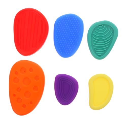 Alipis 6 Stück Sinnessteinspielzeug Für Finger Zappelt Sorgensteine Gefühle Matschiges Fidget Erwachsene Strumpffüller Für Stressspielzeug Kieselgel Alipis 6 Stück Sinnessteinspielzeug Für Finger Zappelt Sorgensteine Gefühle Matschiges Fidget Erwachsene Strumpffüller Für Stressspielzeug Kieselgel von Alipis