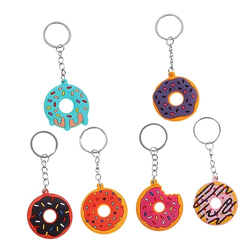 Alipis 6 Stück Teiliges Donut Schlüsselanhänger aus PVC Niedliche Bag Charms und Schlüsselringe Süße Anhänger für Taschen Stabile und Sichere Dekoration für Mädchen und Geschenkidee Alipis 6 Stück Teiliges Donut Schlüsselanhänger aus PVC Niedliche Bag Charms und Schlüsselringe Süße Anhänger für Taschen Stabile und Sichere Dekoration für Mädchen und Geschenkidee von Alipis