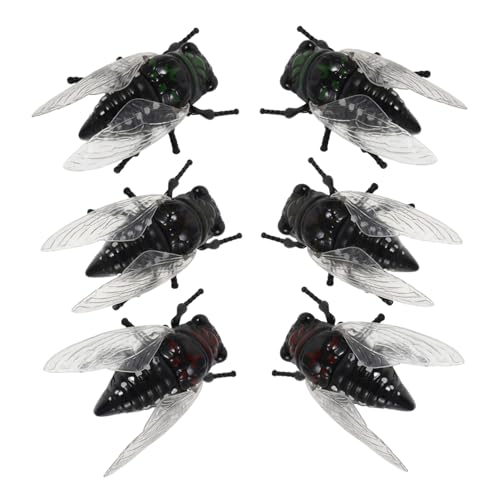 Alipis 6 Stück Teiliges Realistische Zikaden Modelle mit Aufziehfunktion Naturgetreue Insekten-spielzeuge für Eltern-Junge Mädchen-Spiele Lernspielzeug zur Natur Wissenschaftsbildung von Alipis