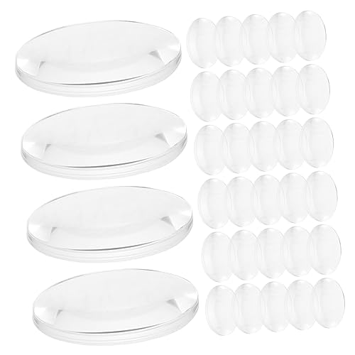Alipis 60 Stücke Bikonvex Optische Linsen Transparente Konvexe Linsen für Physikunterricht 1 Zoll Acryl Lernhilfen für Experimente Alipis 60 Stücke Bikonvex Optische Linsen Transparente Konvexe Linsen für Physikunterricht 1 Zoll Acryl Lernhilfen für Experimente von Alipis