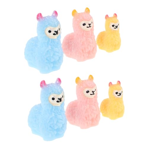 Alipis 6stücke Mini-Harz-tierfiguren Für Topfpflanzen Alpaka Kleine Miniaturfiguren Harzornamente Für Schreibtisch Bücherregal Zuhause Büro Alipis 6stücke Mini-Harz-tierfiguren Für Topfpflanzen Alpaka Kleine Miniaturfiguren Harzornamente Für Schreibtisch Bücherregal Zuhause Büro von Alipis