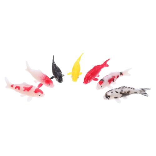 Alipis 7 Stück Teiliges Realistischer Koi Fische aus Dekorative Goldfisch Modelle für Aquarien Teiche und Gartenbrunnen Bunte Fische für Kreative Fotografie und Gartendekoration Alipis 7 Stück Teiliges Realistischer Koi Fische aus Dekorative Goldfisch Modelle für Aquarien Teiche und Gartenbrunnen Bunte Fische für Kreative Fotografie und Gartendekoration von Alipis