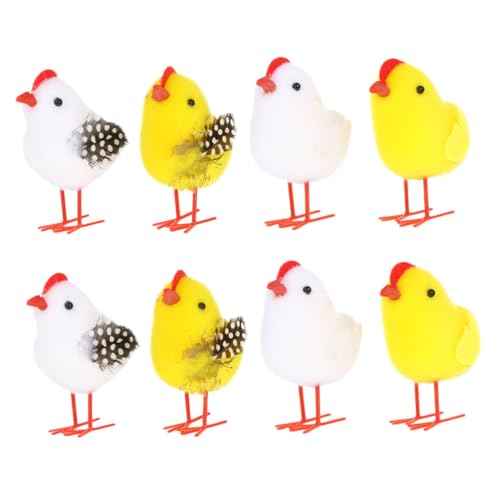 Alipis 8 Stück Beflocktes Hühnerspielzeug Mini Tiere Kinderspielzeug Das Tier Mini Plüschtier Exquisites Küken Festival Zubehör Desktop Verzierung Stoff Küken Alipis 8 Stück Beflocktes Hühnerspielzeug Mini Tiere Kinderspielzeug Das Tier Mini Plüschtier Exquisites Küken Festival Zubehör Desktop Verzierung Stoff Küken von Alipis