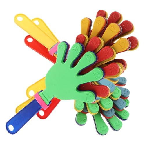Alipis 8 Stück Teiliges Kunststoff Handklatscher Noisemaker für Sportveranstaltungen Basketball Fußball Partygeburtstag Vielseitige Klatschhände zur Gruppenaktivität und von Alipis