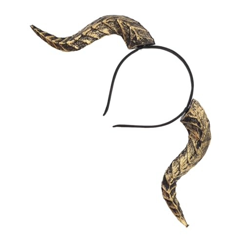 Alipis Abnehmbares Gothic Hörner Haarband für Karneval und Cosplay Realistische Gewundene Hörner Bequemes Party Kostümzubehör für Damen Herren Alipis Abnehmbares Gothic Hörner Haarband für Karneval und Cosplay Realistische Gewundene Hörner Bequemes Party Kostümzubehör für Damen Herren von Alipis