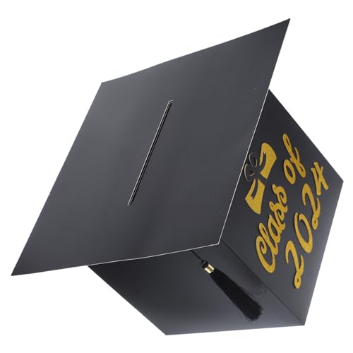 Alipis Abschlusskartenbox Abschlusskartenhalter Kartenbox In Form Einer Abschlusskappe Mit Quaste Partydekorationsbox Für Abschlussfeierzubehör von Alipis