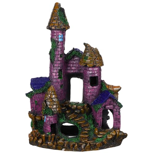 Alipis Aquarium Ornament Resinschloss Dekoration Einzigartiges Mittelalterliches Design für Fischbecken zu Installieren Stabiler Stand für Verschiedene Aquariengrößen Hochwertiges Alipis Aquarium Ornament Resinschloss Dekoration Einzigartiges Mittelalterliches Design für Fischbecken zu Installieren Stabiler Stand für Verschiedene Aquariengrößen Hochwertiges von Alipis