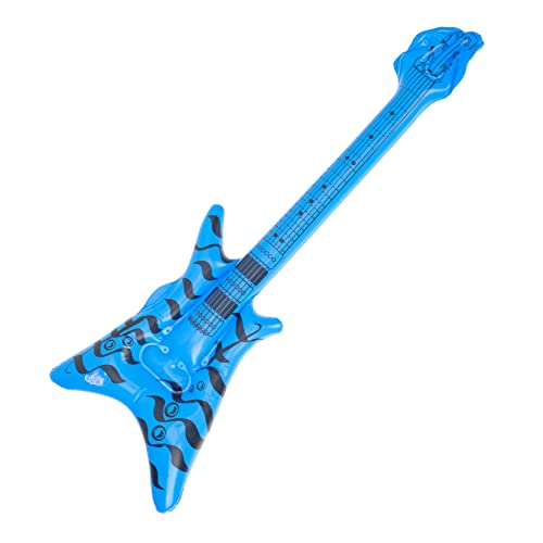 Alipis Aufblasbare Rockgitarre Musikalische Party-dekoration Bühnen-performance-requisite Für Jungen Und Mädchen Erwachsene Zufällige Farbe von Alipis