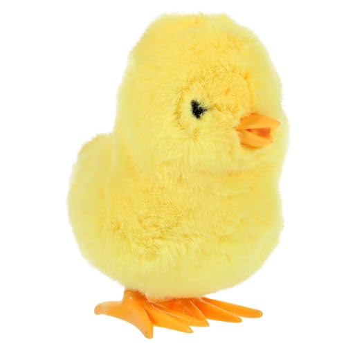 Alipis Aufzieh-Hühnchen-Spielzeug, Niedliches Springendes Hühnchen-Spielzeug, Uhrwerk-Hühnchen-Spielzeug, Plüsch-Aufziehspielzeug für Kinder, Gelb, 9 x 8 x 6 cm Alipis Aufzieh-Hühnchen-Spielzeug, Niedliches Springendes Hühnchen-Spielzeug, Uhrwerk-Hühnchen-Spielzeug, Plüsch-Aufziehspielzeug für Kinder, Gelb, 9 x 8 x 6 cm von Alipis