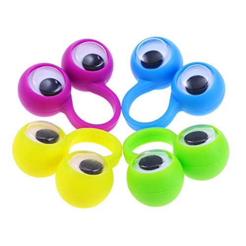 Alipis Augen Finger Groß Erwachsene Auge Fingerpuppen Ringauge Monsterfinger Augenpuppe Fingerspielzeug Pädagogisches Intelligentes Fingerspielzeug (Zufällige) Finger Augen Kinder Blau Gross von Alipis