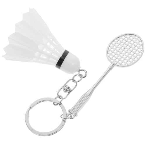 Alipis Badminton Schlüsselanhänger Sport Schlüsselring Rucksackanhänger Für Badminton Fans Tragbares Design Leicht Und Kompakt Dekorative Badminton Kettenanhänger von Alipis