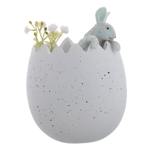 Alipis Blumentopf Mit Zerbrochener Muschel Osterfigur Zum Sammeln Hasen-Ei-Figur Kaninchenzubehör Für Den Frühling Frühlingsdekorationen Für Zu Hause Urlaubsdekoration Harz Weiß Alipis Blumentopf Mit Zerbrochener Muschel Osterfigur Zum Sammeln Hasen-Ei-Figur Kaninchenzubehör Für Den Frühling Frühlingsdekorationen Für Zu Hause Urlaubsdekoration Harz Weiß von Alipis
