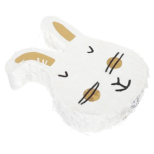 Alipis Bunny Pinata Mit Süßigkeiten Gefüllte Papier Pinata Für Kindergeburtstagsfeiern Und Ostern Kaninchenkopf Dekoration Für Partys von Alipis