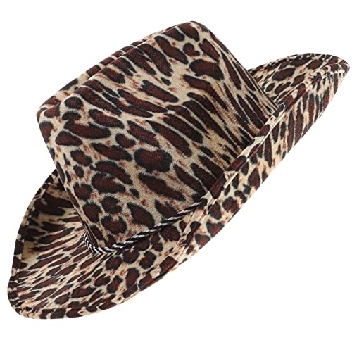 Alipis Cowboy-Hut schwarzer Hut Mütze für Kleinkinder Western Braut Kleidung für Männer Outfits Mütze mit Leopardenmuster Party-Prop-Hut Erwachsener Sonnenhut Strandkleidung Damen Alipis Cowboy-Hut schwarzer Hut Mütze für Kleinkinder Western Braut Kleidung für Männer Outfits Mütze mit Leopardenmuster Party-Prop-Hut Erwachsener Sonnenhut Strandkleidung Damen von Alipis