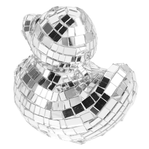 Alipis Disco Spiegelball Ente Ornament Reflektierendes für Partys Hochzeiten und Dekorationen Kreatives Deko Accessoire für und Feiern zum Hängen oder Ausstellen von Alipis