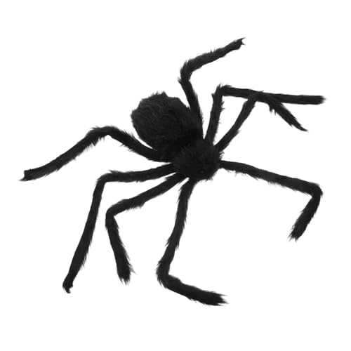 Alipis Elektrische Spinne mit Leuchtenden Augen und Geräuschen für Garten Terrasse und Halloween Partys Interaktive und Realistische Bewegungseffekte von Alipis