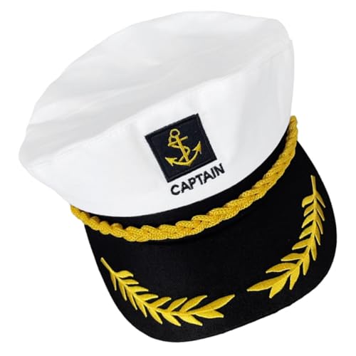 Alipis Entzückende Matrosenkapitänsmütze Für Cosplay Jungen Und Mädchen Verstellbare Größe Polyester-baumwolle Alipis Entzückende Matrosenkapitänsmütze Für Cosplay Jungen Und Mädchen Verstellbare Größe Polyester-baumwolle von Alipis