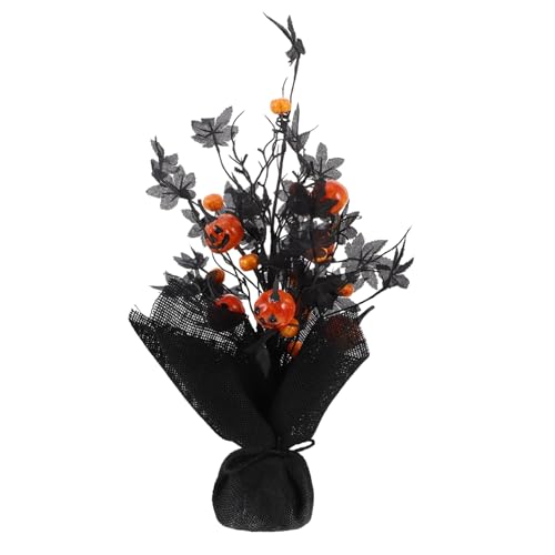 Alipis Festliche Dekorationen Halloween-Mittelstücke Tischmittelstücke Kleiner Halloween-Baum Halloween-Blumenarrangement Halloween-Zweige Herbstpartydekorationen Plastik Alipis Festliche Dekorationen Halloween-Mittelstücke Tischmittelstücke Kleiner Halloween-Baum Halloween-Blumenarrangement Halloween-Zweige Herbstpartydekorationen Plastik von Alipis