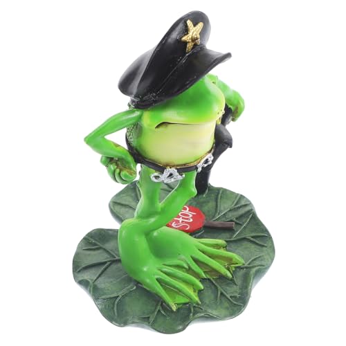 Alipis Frosch Garten Ornamente Miniatur Frosch Figuren Statue Harz Tier Handwerk von Alipis