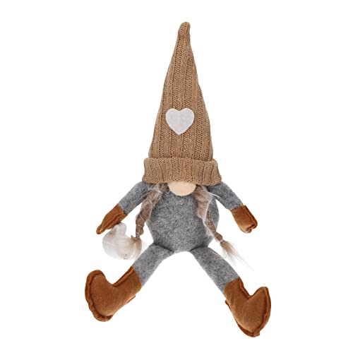Alipis GNOME Puppe Dekoration aus Hautfreundlichem Material Handgefertigte Faceless Stoffpuppe für Festtags und Jubiläumsdekoration für Freunde Braune Alipis GNOME Puppe Dekoration aus Hautfreundlichem Material Handgefertigte Faceless Stoffpuppe für Festtags und Jubiläumsdekoration für Freunde Braune von Alipis