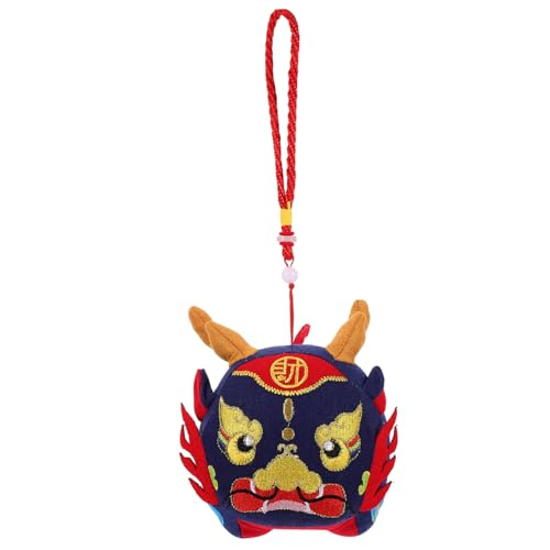 Alipis Gefülltes Drachenplüschtier Chinesisches Neujahrs Maskottchen Blauer Stoffdrache für Süßes für Neujahrsfeiern und Festliche Anlässe von Alipis