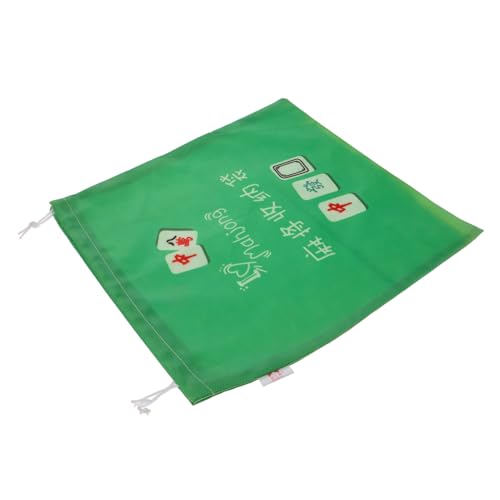 Alipis Große Drawstring Mahjong Wiederverwendbare Aufbewahrungstasche für Mahjong Spielsteine Sammlungstasche für Reisen und Freizeitspiele für Enthusiasten von Alipis