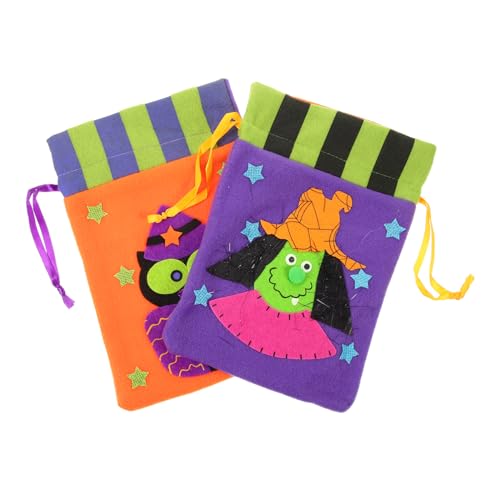 Alipis Halloween Kürbis Beutel Pack Süßigkeiten Taschen Für Halloween Partys Und Waschbar Und Wiederverwendbar von Alipis