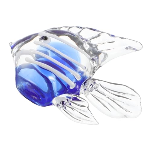 Alipis Handgefertigte Kristallfisch Skulptur Nautische Dekoration für Aquarien und Tische für Zuhause und Büro Alipis Handgefertigte Kristallfisch Skulptur Nautische Dekoration für Aquarien und Tische für Zuhause und Büro von Alipis