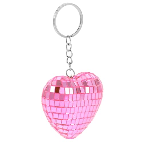 Alipis Herzförmiger Disco Ball Schlüsselanhänger mit Funkelnder Spiegeloberfläche Kreatives Accessoire für Taschen Einzigartige Weihnachtsgeschenke und Partyfavoriten Alipis Herzförmiger Disco Ball Schlüsselanhänger mit Funkelnder Spiegeloberfläche Kreatives Accessoire für Taschen Einzigartige Weihnachtsgeschenke und Partyfavoriten von Alipis