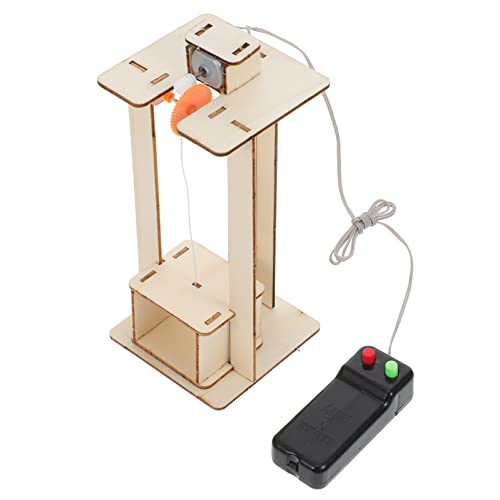 Elevator Pädagogisches Spielzeug, Heimwerkermodell für Kinder, wissenschaftliches Bastelset, 3D-Spielzeug zur Entwicklung von Fähigkeiten (ohne Batterie) von Alipis