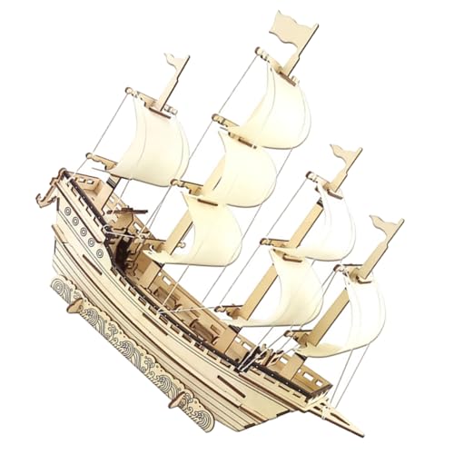Alipis Holzpuzzle Segelboot Modellbau DIY Bastelset für Erwachsene Retro Schiff Puzzle zur Dekoration Eltern Interaktion Alipis Holzpuzzle Segelboot Modellbau DIY Bastelset für Erwachsene Retro Schiff Puzzle zur Dekoration Eltern Interaktion von Alipis