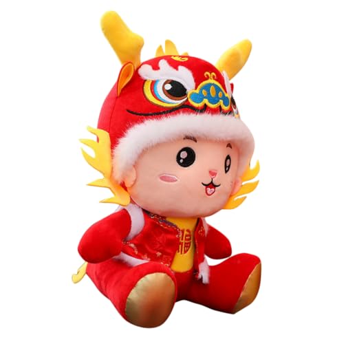 Alipis Jahr des Drachen Maskottchens Ausgestopftes Weiches Plüsch Süße Puppendekorationen Ornamente Für Innendekoration Für Zuhause Drachenspielzeug Im Chinesischen Stil Alipis Jahr des Drachen Maskottchens Ausgestopftes Weiches Plüsch Süße Puppendekorationen Ornamente Für Innendekoration Für Zuhause Drachenspielzeug Im Chinesischen Stil von Alipis