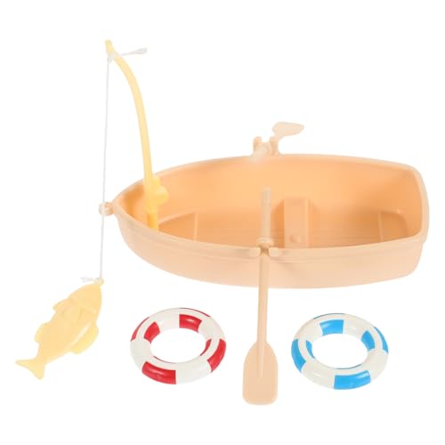 Alipis Kleines Fischerboot: Mini-Fischerboot-Spielzeug Aus Kunststoff – Modell Mit Paddel Und Schwimmring – Schiffsspielzeug Für DIY-Mikrolandschaften Miniatur-Puppenhaus-Dekoration Alipis Kleines Fischerboot: Mini-Fischerboot-Spielzeug Aus Kunststoff – Modell Mit Paddel Und Schwimmring – Schiffsspielzeug Für DIY-Mikrolandschaften Miniatur-Puppenhaus-Dekoration von Alipis