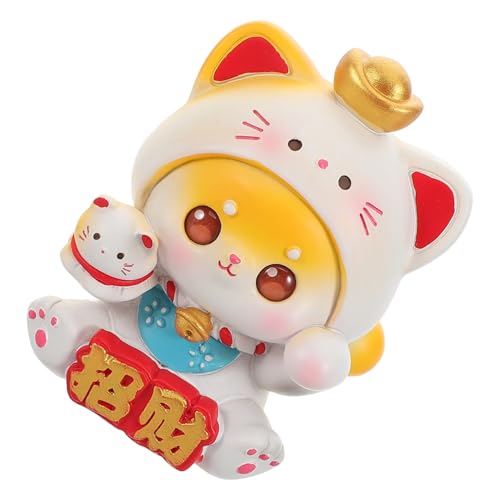 Alipis Kreative Auto Innenraum Deko Figur Niedliche Mini Tischornamente für Auto und Zuhause Multifunktionale Dashboard Schmuckstücke Einzigartige Fahrzeugdekoration von Alipis