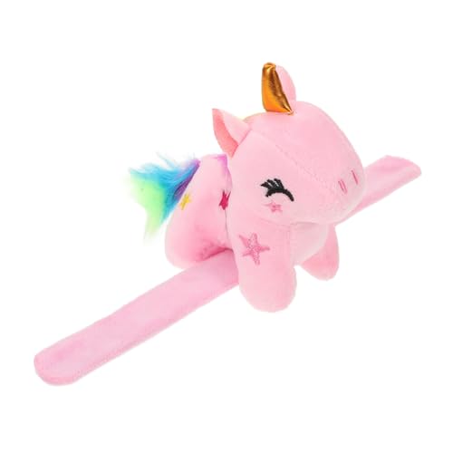Alipis Kuscheliges Einhorn Slap Band Weiches Plüscharmband für Partygeschenk Geburtstagsfeiern Kostümpartys und Festlichkeiten Kompakt und Leicht Langlebig von Alipis