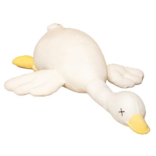 Alipis Kuscheltier Gans Plüschspielzeug Weiches Enten Dekokissen für Erwachsene Niedliches Stofftier für Schlafzimmer und Wohnzimmer als und Dekoration von Alipis