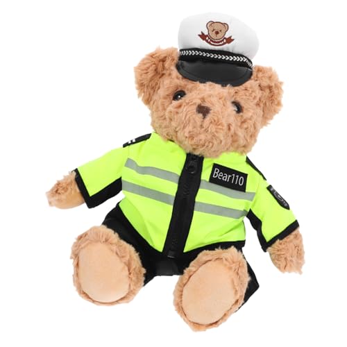 Alipis Kuscheltier Polizeibär Plüschspielzeug für Jungen und Niedliches Stofftier mit Uniform und Mütze für und Kindergarten Weiches Material für Angenehmes Alipis Kuscheltier Polizeibär Plüschspielzeug für Jungen und Niedliches Stofftier mit Uniform und Mütze für und Kindergarten Weiches Material für Angenehmes von Alipis