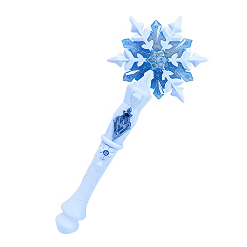Alipis Leuchtender Schneeflocken-Zauberstab FüR MäDchen, Led-Lichtstab, Cosplay-KostüM, Winterparty, Weihnachtsfeier, Geburtstagsgeschenk, Himmelblau, 12.58 Zoll Alipis Leuchtender Schneeflocken-Zauberstab FüR MäDchen, Led-Lichtstab, Cosplay-KostüM, Winterparty, Weihnachtsfeier, Geburtstagsgeschenk, Himmelblau, 12.58 Zoll von Alipis
