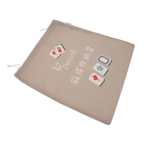 Alipis Große Mahjong-aufbewahrungstasche Mit Kordelzug Tragbare Mahjong-spieltasche Für Kacheln Stoffhalter Für Organizer Wiederverwendbar Und von Alipis