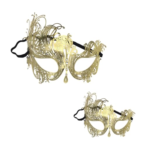 Alipis Party-Maske Karneval-Halbgesichtsmaske Halloween-Maske halloween masken halloweenmaske Maskerade-Maske Venezianische Maske Maskenball Masken Abschlussball bilden Strasssteine von Alipis
