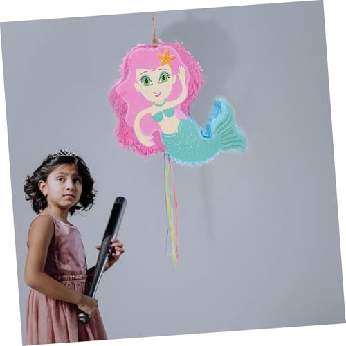 Alipis Meerjungfrau Pinata mit Stab und Augenbinde Papier Pinata für Mädchen Geburtstagsparty Unterwasser Deko mit Prinzessin Robust und Vielseitig für Familien und Schulfeiern Alipis Meerjungfrau Pinata mit Stab und Augenbinde Papier Pinata für Mädchen Geburtstagsparty Unterwasser Deko mit Prinzessin Robust und Vielseitig für Familien und Schulfeiern von Alipis