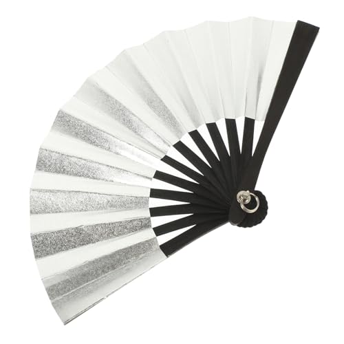 Alipis Mini Faltbarer Papier Handfächer Silber Zarter Tragbarer Mini als Partydeko Puppenhaus Requisite und für Handlich und Modisch Alipis Mini Faltbarer Papier Handfächer Silber Zarter Tragbarer Mini als Partydeko Puppenhaus Requisite und für Handlich und Modisch von Alipis