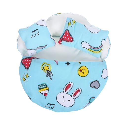Alipis Mini Puppenhaus Schlafsack mit Kissen Stoff Schlafsack für Puppen Miniatur Schlafzimmer Zubehör Strapazierfähiges Baumwoll Material Kompakt und Reisetauglich für Puppenhäuser von Alipis