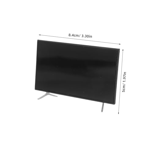 Alipis Mini-TV Fernseher Miniatursachen TV -Requisite Mini-Puppenhaus- puppenhaus Fernsehen Puppenhaus-Wohnzimmerdekoration Puppenhaus-Miniatur-Szenenmodell pla Black Alipis Mini-TV Fernseher Miniatursachen TV -Requisite Mini-Puppenhaus- puppenhaus Fernsehen Puppenhaus-Wohnzimmerdekoration Puppenhaus-Miniatur-Szenenmodell pla Black von Alipis